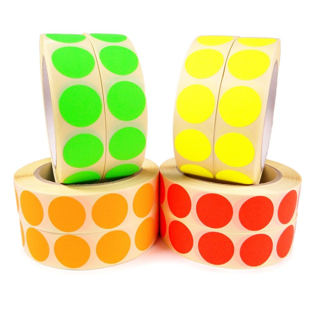 Assorted 4 Colors 1"